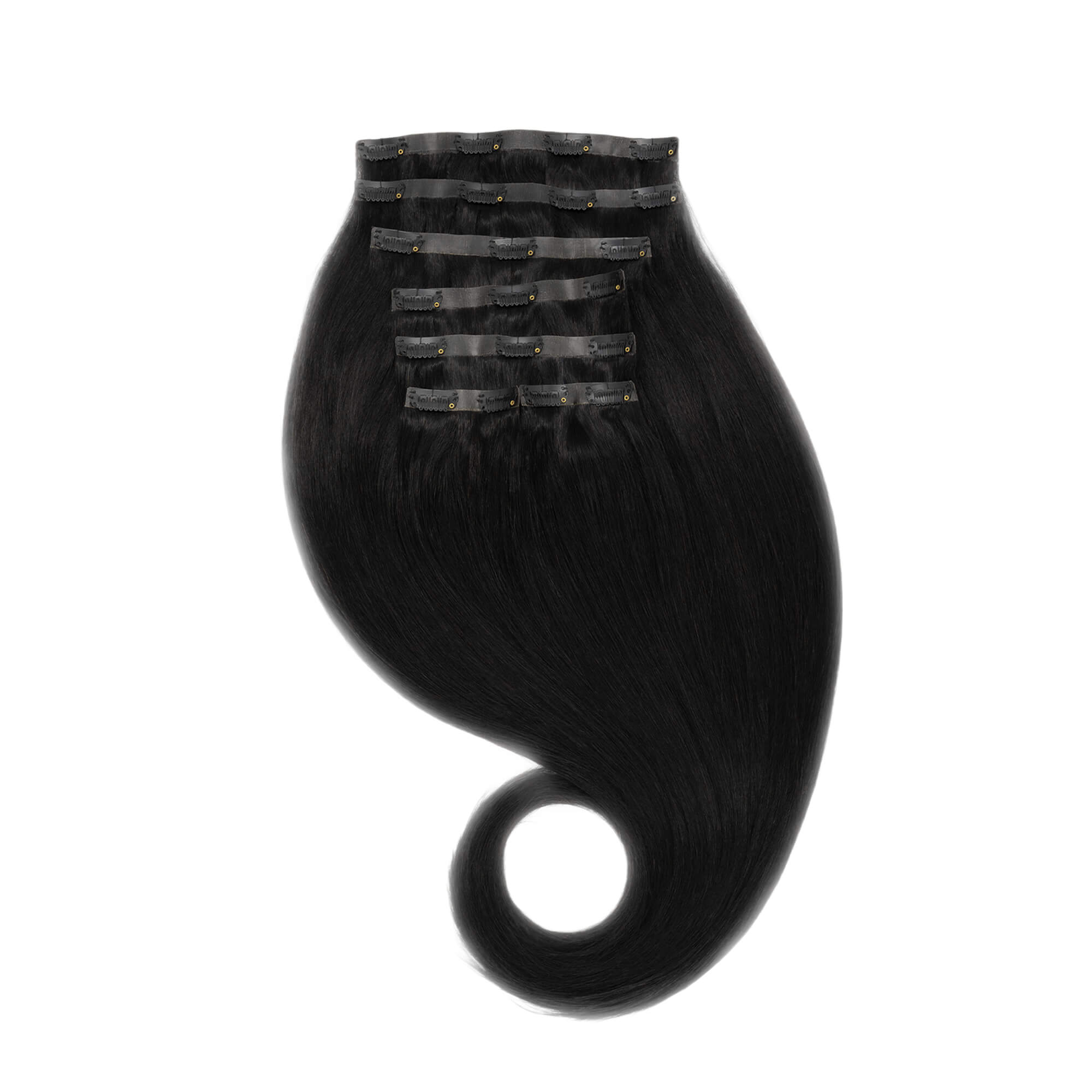 Clip-in-Extensions nahtlos schwarz #01